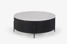 Nebula Coffee Table - Black/White Marble