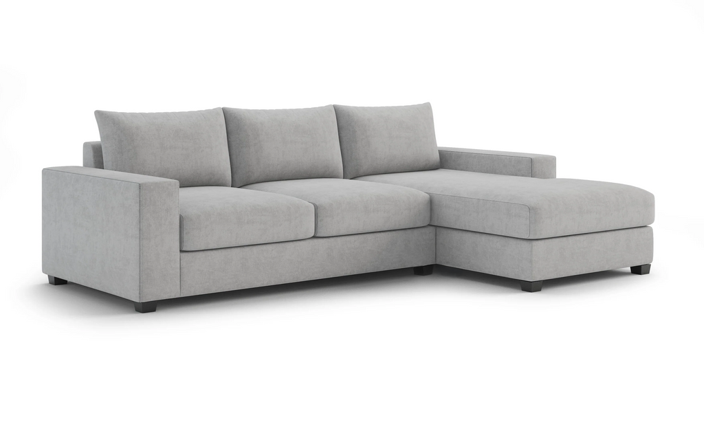 Stanton Arm Chaise Sectional (Custom) LHF Loveseat & RHF Arm Chaise