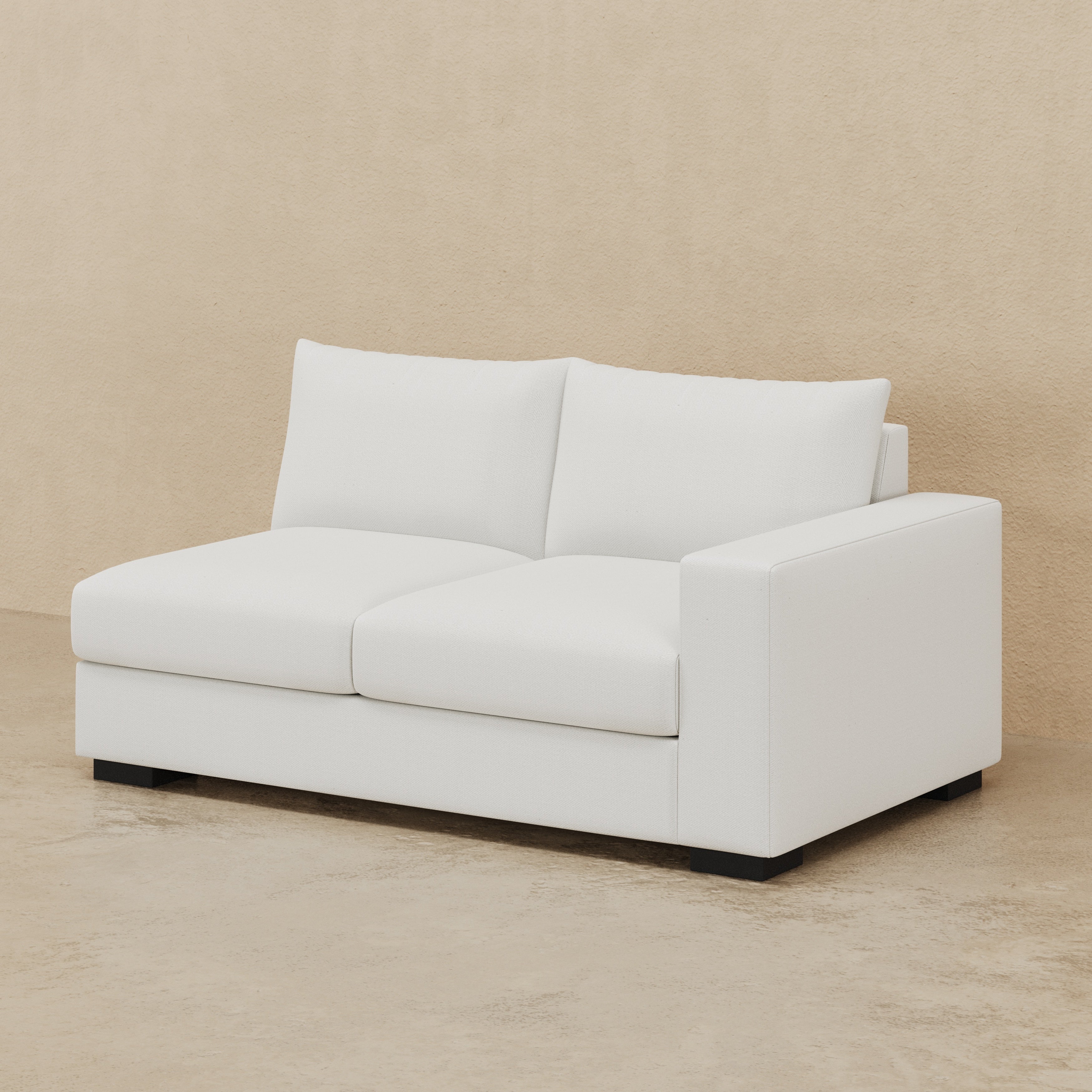 Stanton II One-Arm Loveseat (Custom) 40" Comfy Depth RHF Arm #MWS Options 4