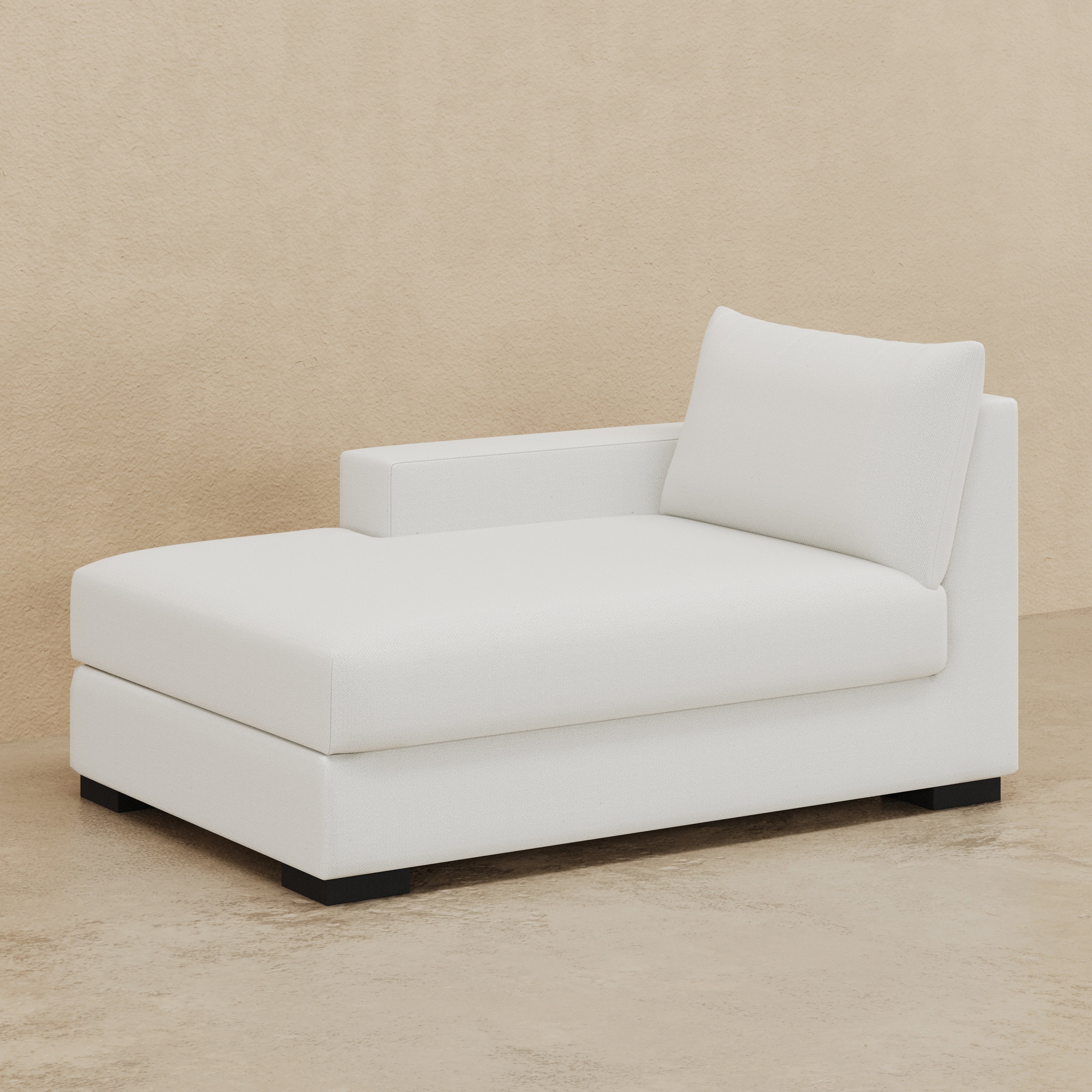 Stanton II Arm Chaise (Custom) 40" Comfy Depth LHF Arm Chaise #MWS Options 2