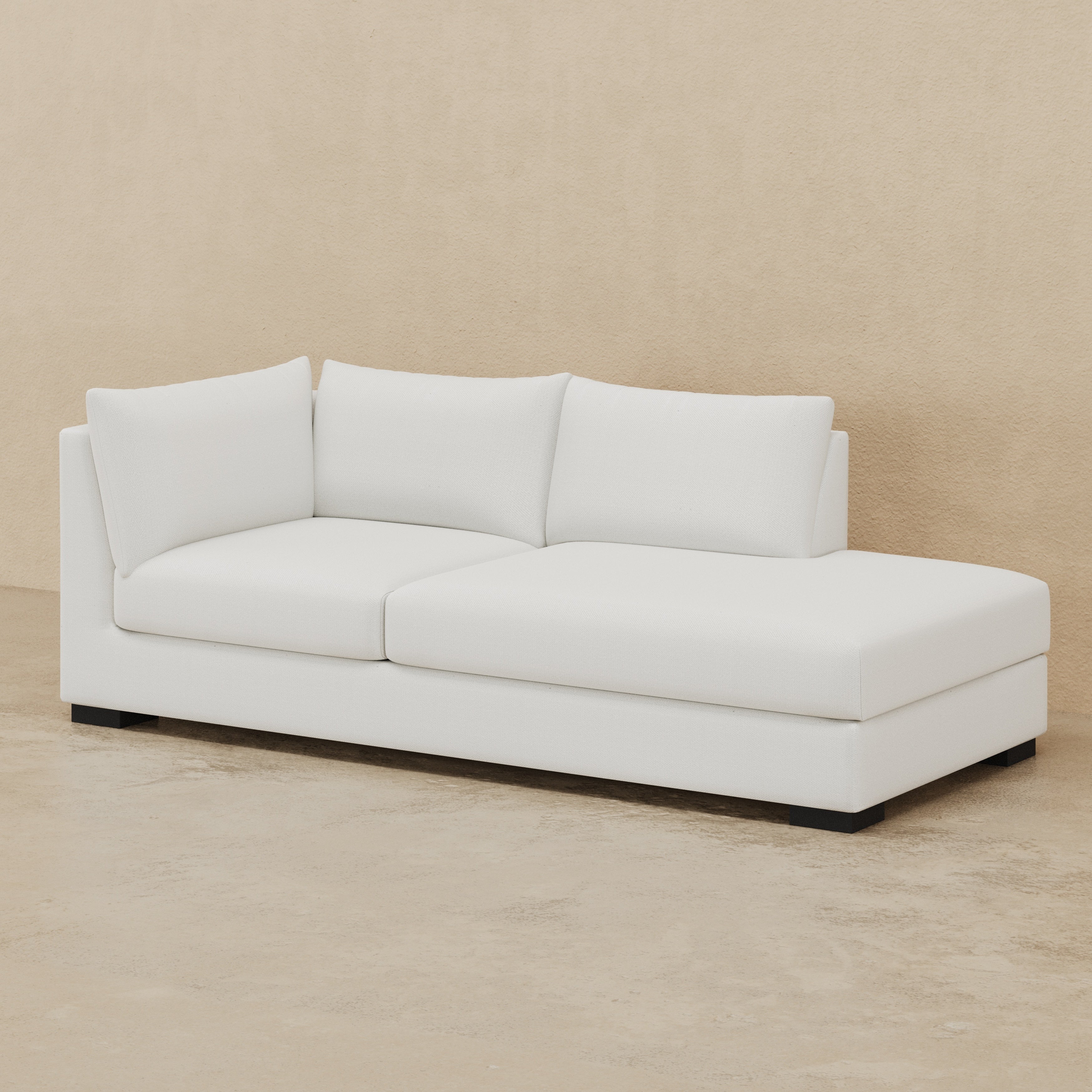 Stanton II Corner Chaise (Custom) 40" Comfy Depth RHF Corner Chaise #MWS Options 1