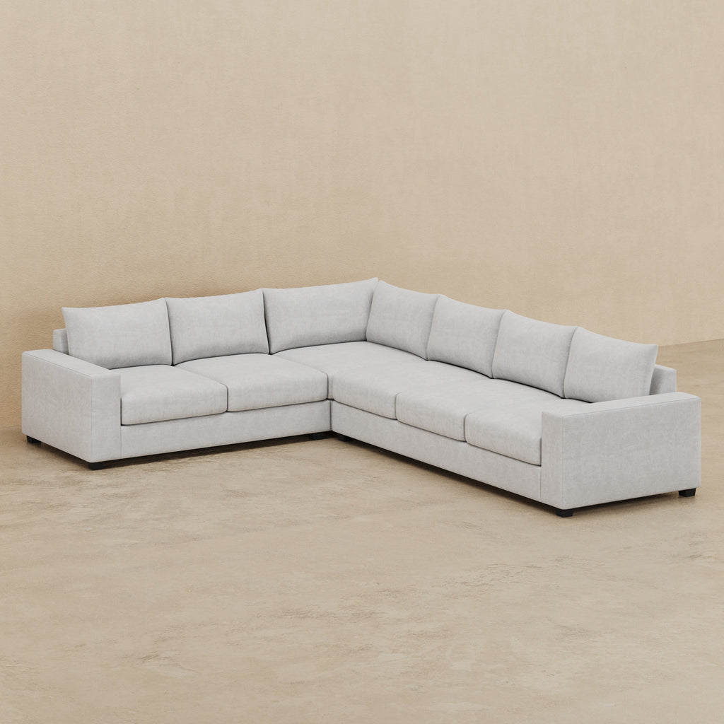Stanton II 2 x 3 Sectional (Custom) LHF Arm Loveseat Corner RHF Arm Sofa #MWS Options 1