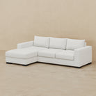 Stanton II Arm Chaise Sectional (Custom) 40" Comfy Depth LHF Arm Chaise & RHF Loveseat #MWS Options 5