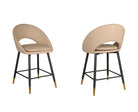 Mila Counter Stool (Set of 2) Beige