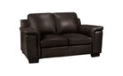 Signature Loveseat - Top Grain Leather Mocha