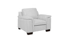 Signature Chair - Top Grain Leather Silver Grey
