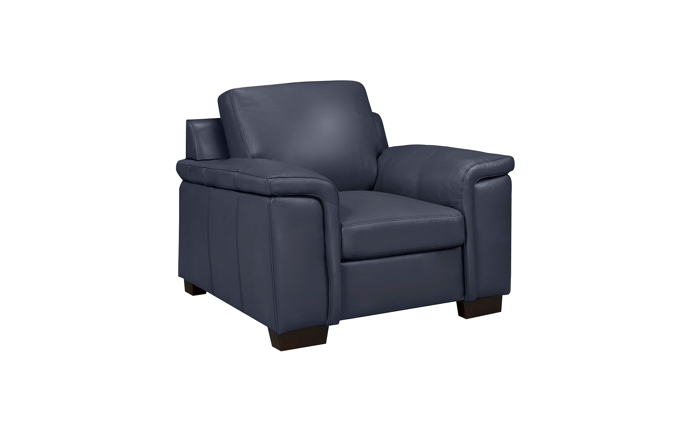 Signature Chair - Top Grain Leather Navy