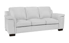Signature Sofa - Top Grain Leather Silver Grey