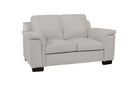 Signature Loveseat - Top Grain Leather Cloud Grey