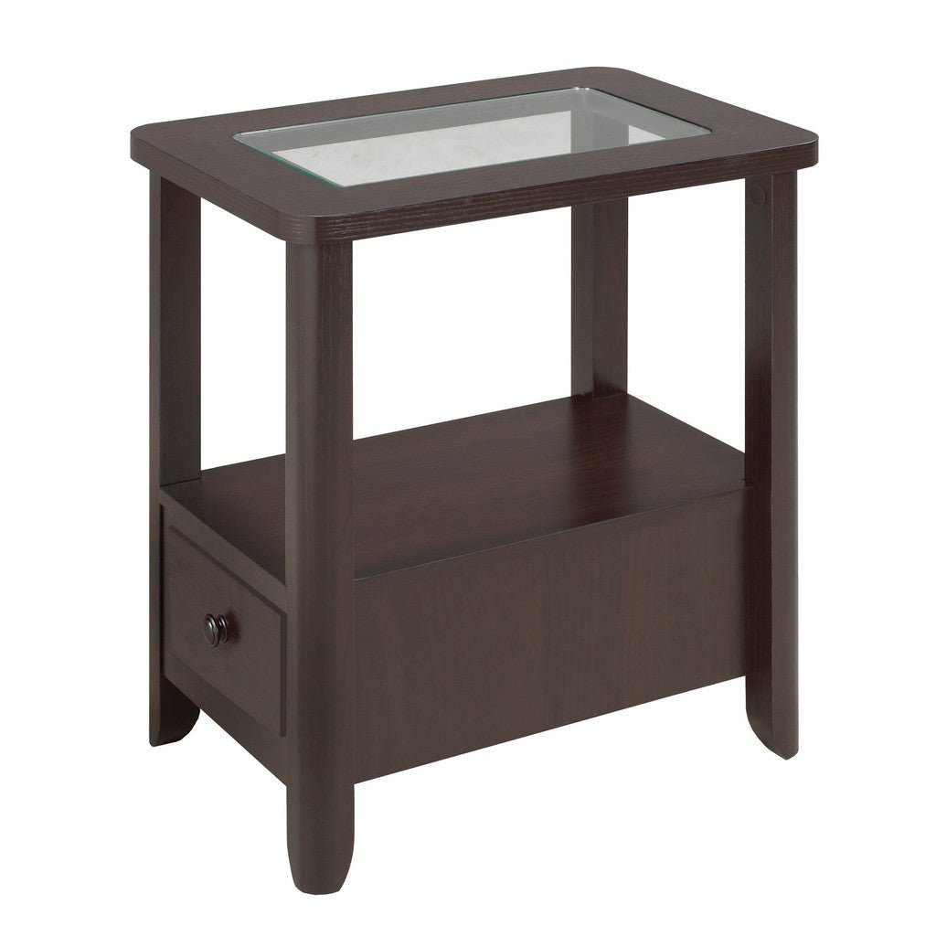Juliette Accent Table, 24"H, Dark Cherry | Candace and Basil Furniture