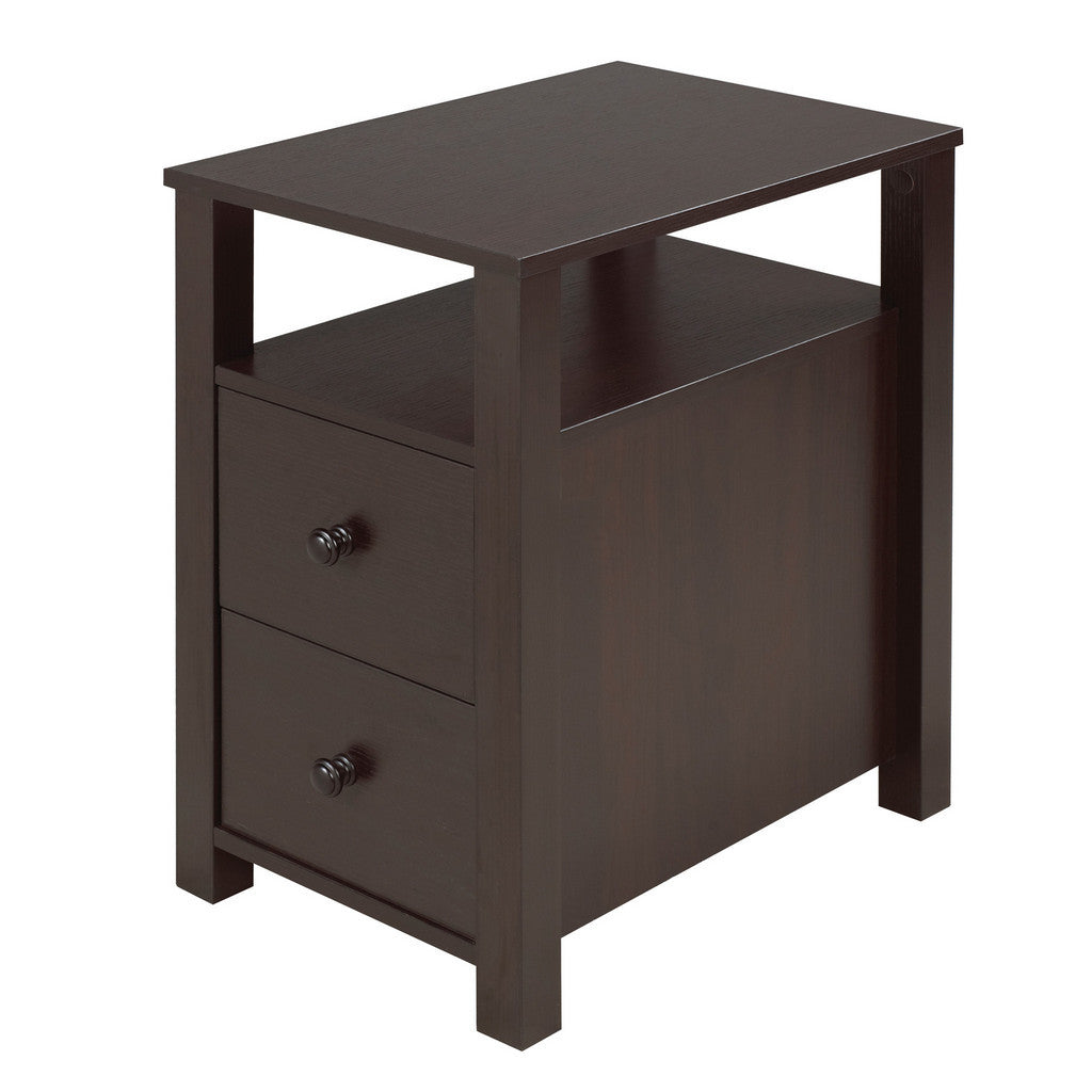 Veronica Accent Table, 24"H, Dark Cherry | Candace and Basil Furniture