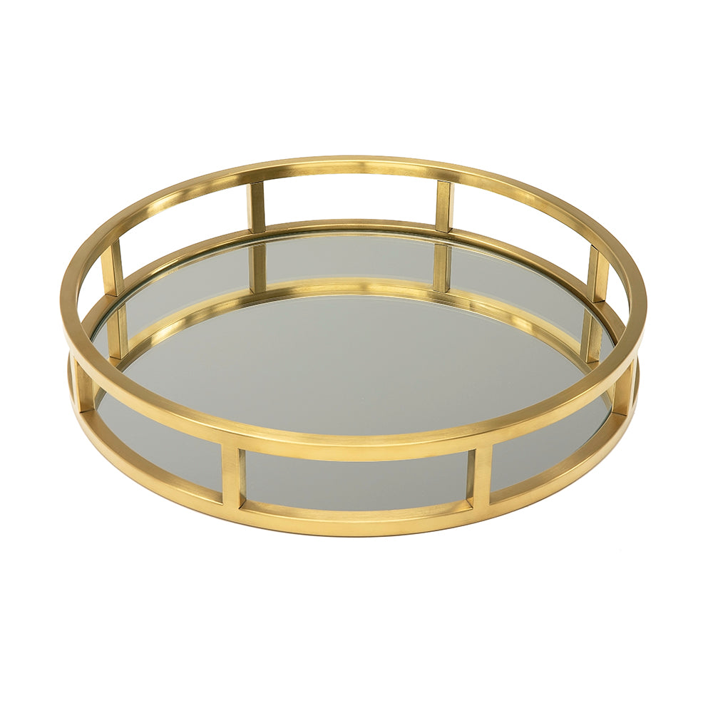 Round Tray - Gold – Candace & Basil Furniture
