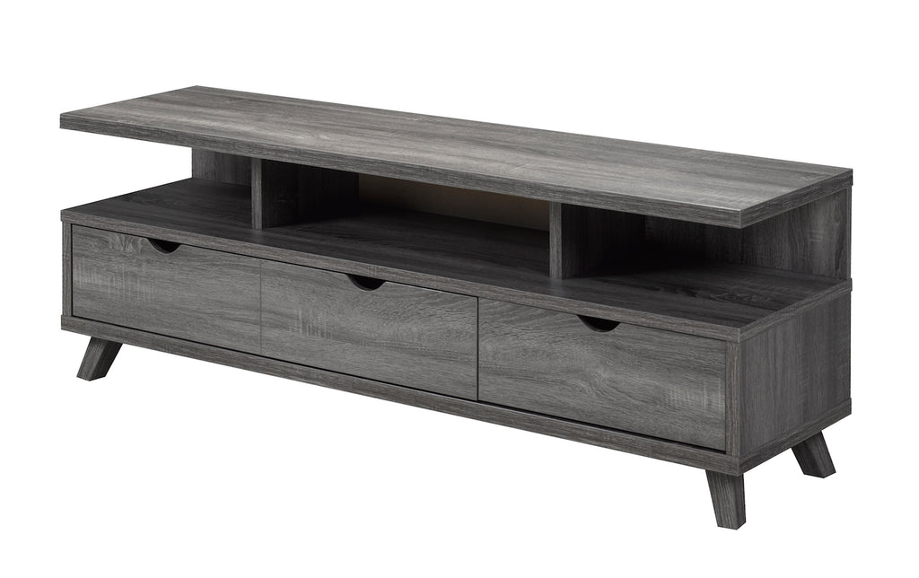 60" TV Stand - Grey | Candace and Basil Furniture