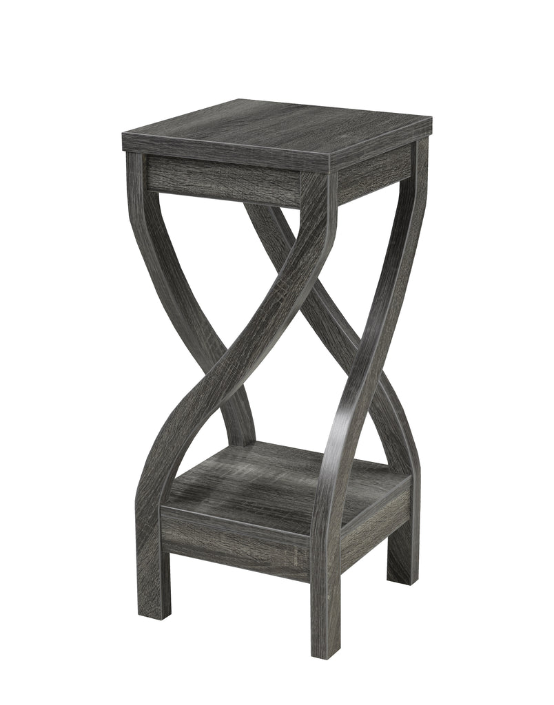 Estelle Plant Stand, 26"H, Dark Grey | Candace and Basil Furniture