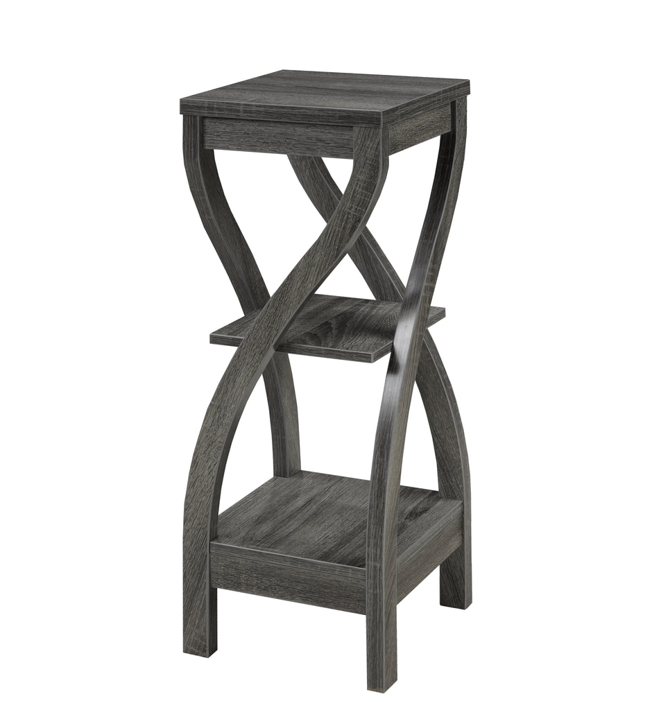 Estelle Plant Stand, 32"H, Dark Grey | Candace and Basil Furniture