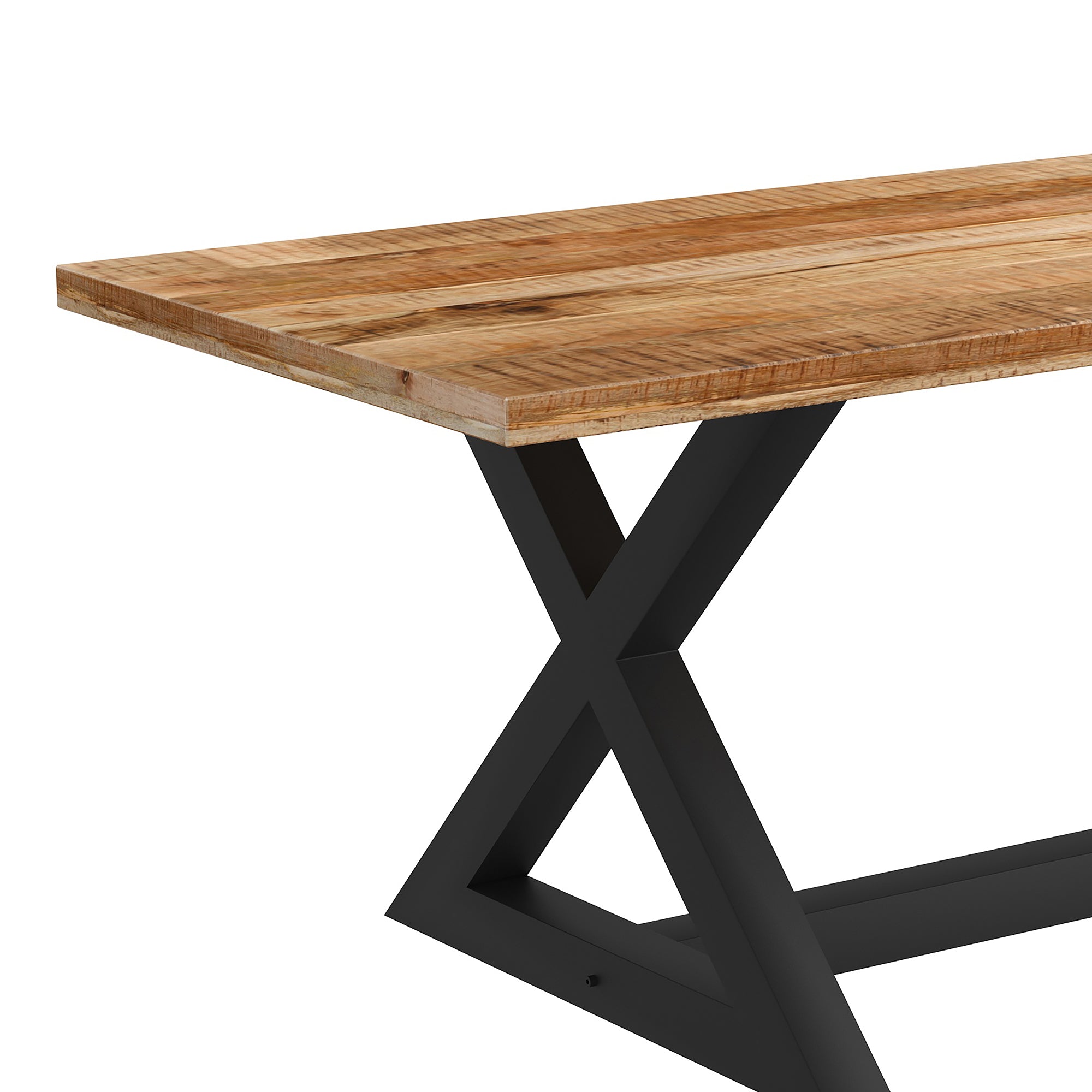Zax-Dining Table-Natural/Black
