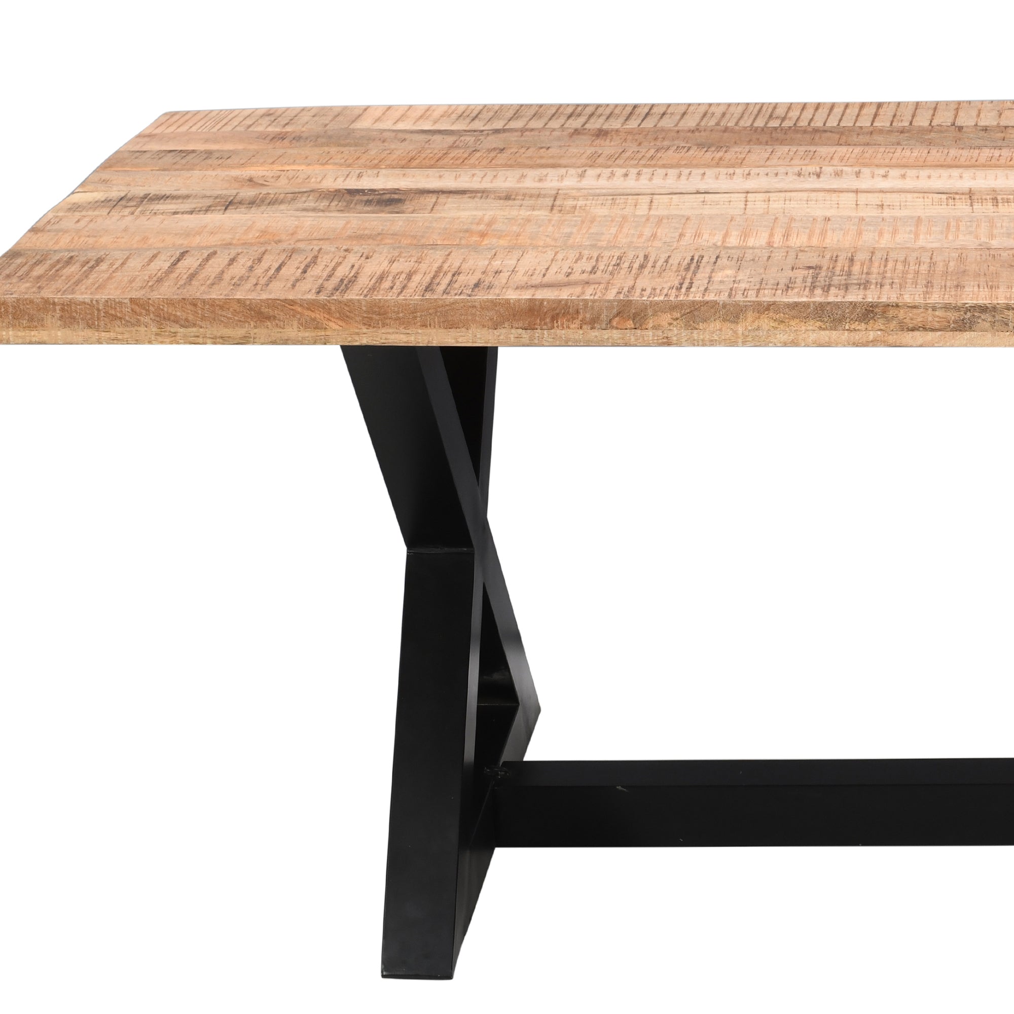 Zax-Dining Table-Natural/Black