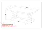 Zax-Dining Table-Natural/Black