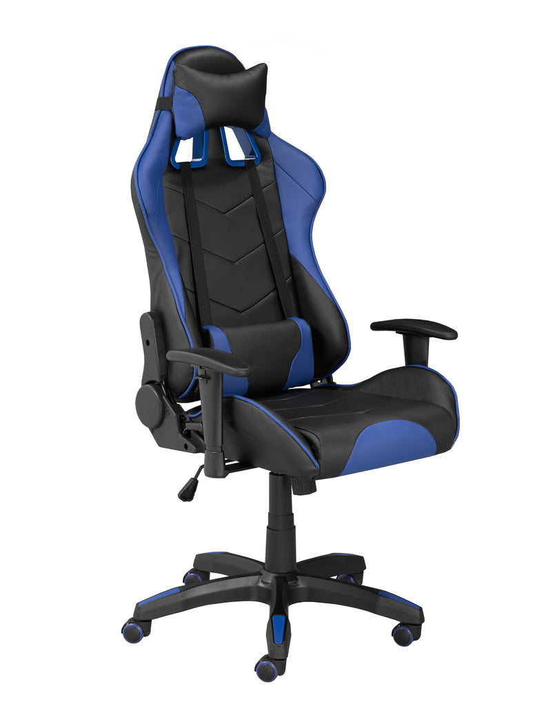 Sorrento Gaming Chair w/ Tilt - Blue | Candace and Basil Furniture