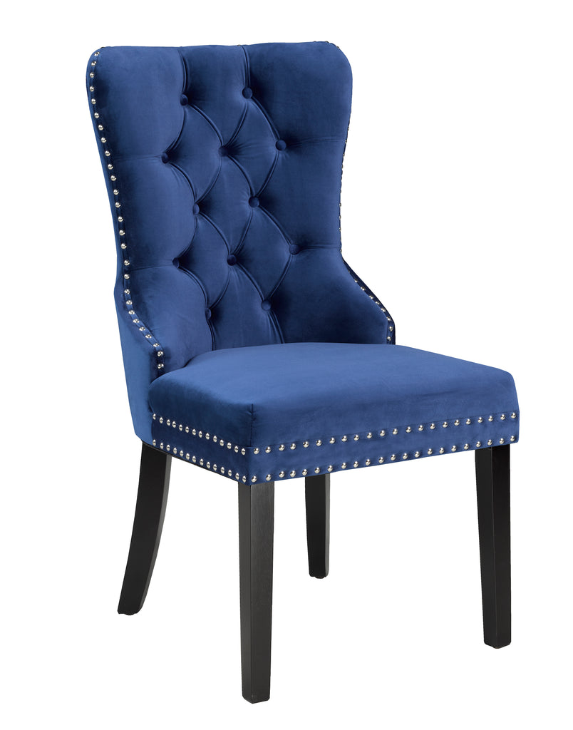 Verona Dining Chair -  Blue Velvet | Candace and Basil Furniture