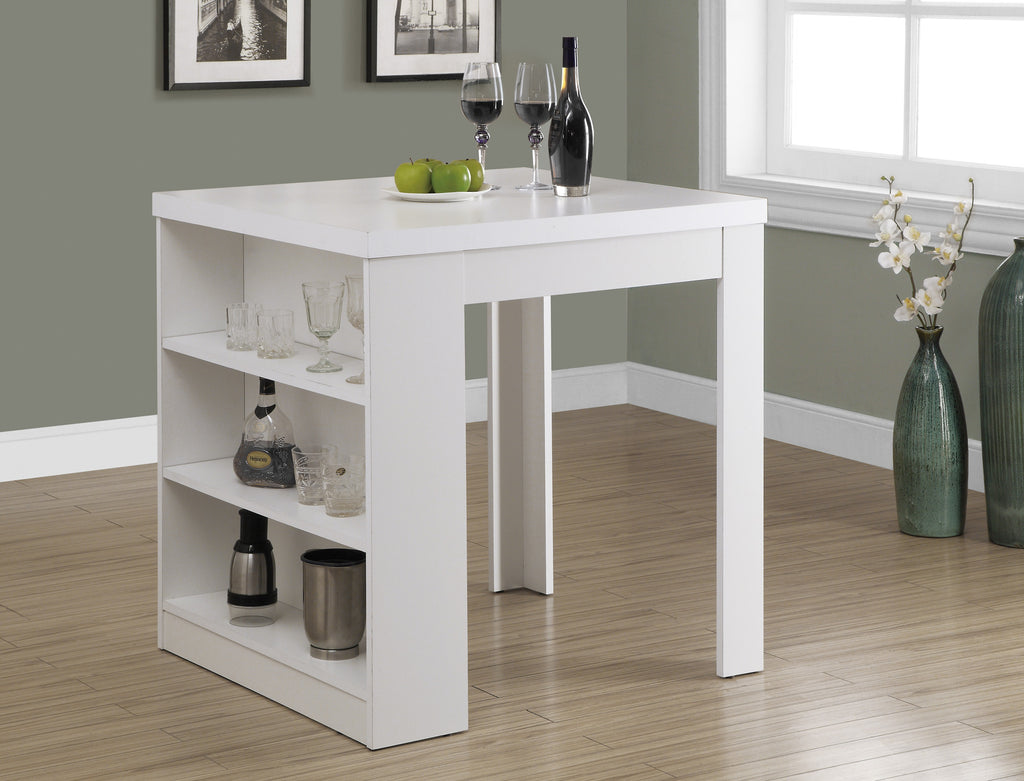 Candace & Basil Dining Table - 32"X 36" / White Counter Height