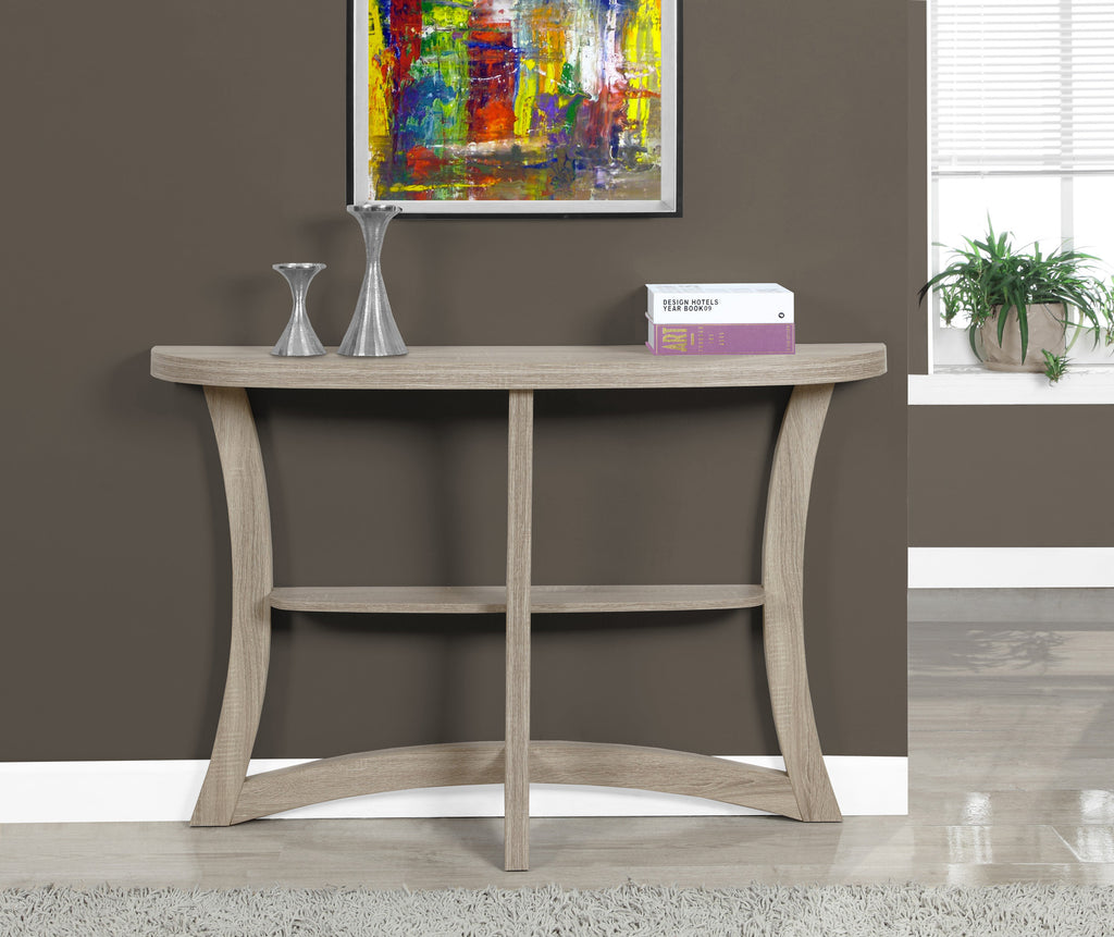 Candace & Basil Console Table - 47"L / Dark Taupe Hall Console