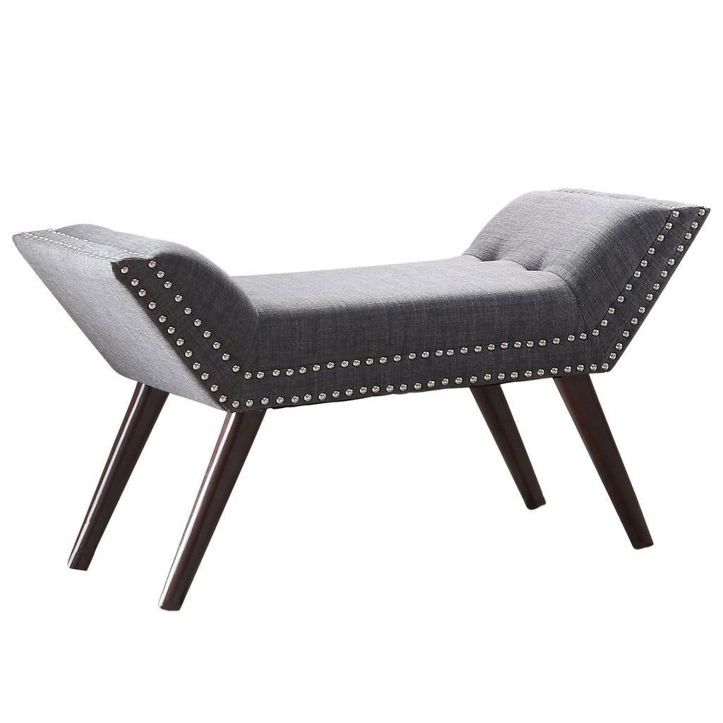 Candace & Basil Furniture |  Bench - Grey