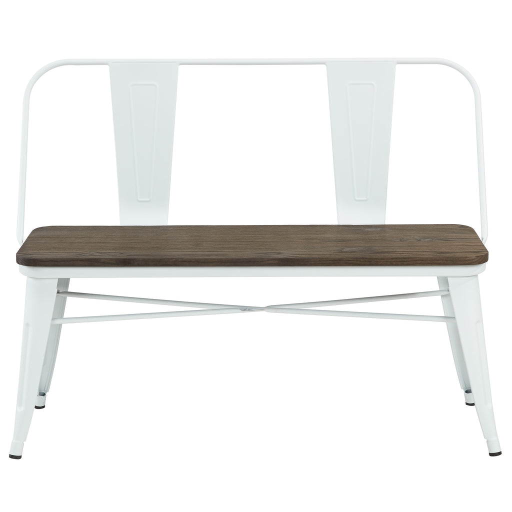 Candace & Basil Furniture |  Double Bench - White