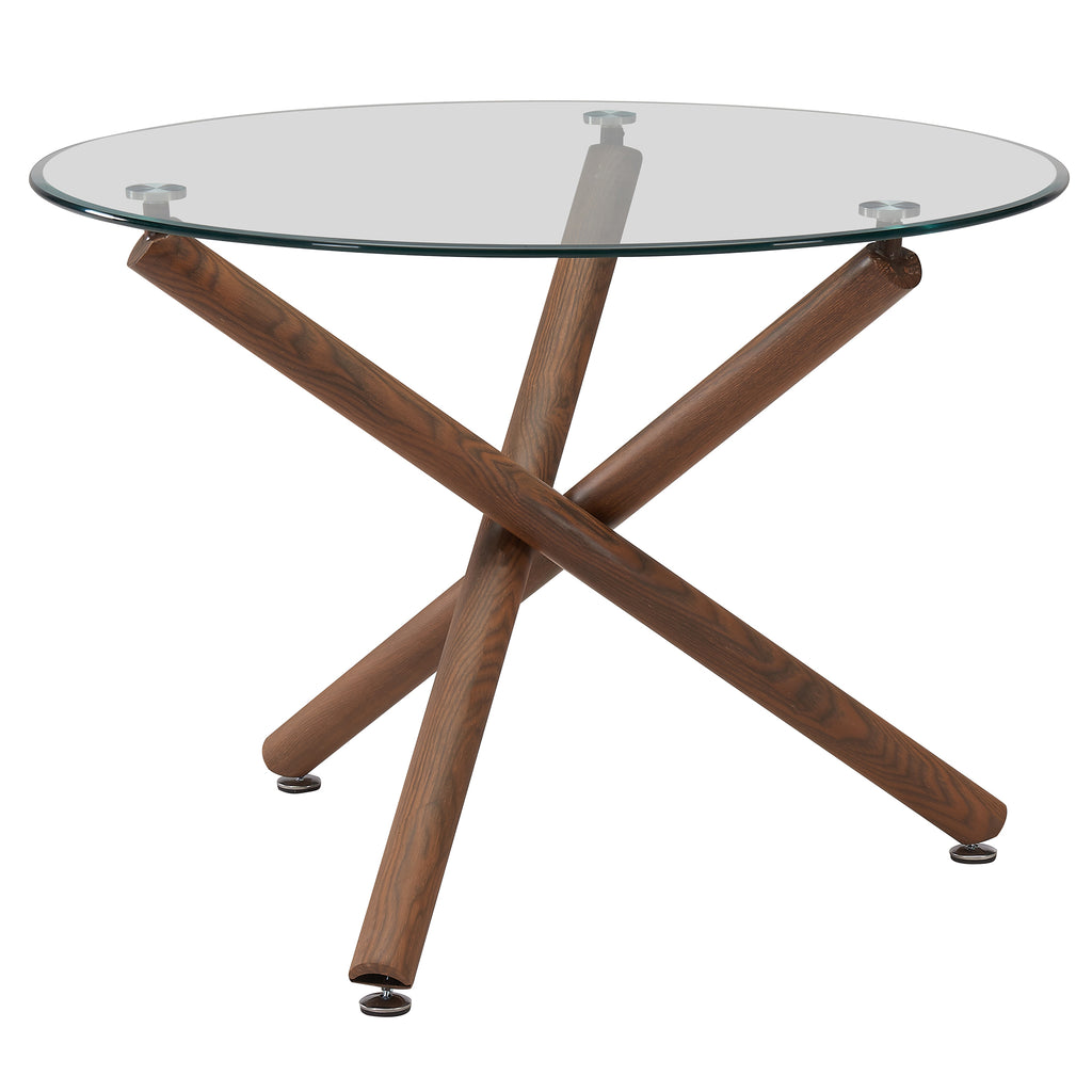 Candace & Basil Furniture |  Dining Table,  40"Dia - Walnut