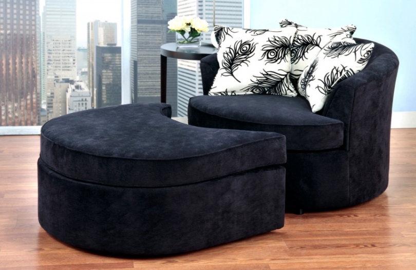 Sherbrooke Accent Chair & Ottoman - Canadian Furniture