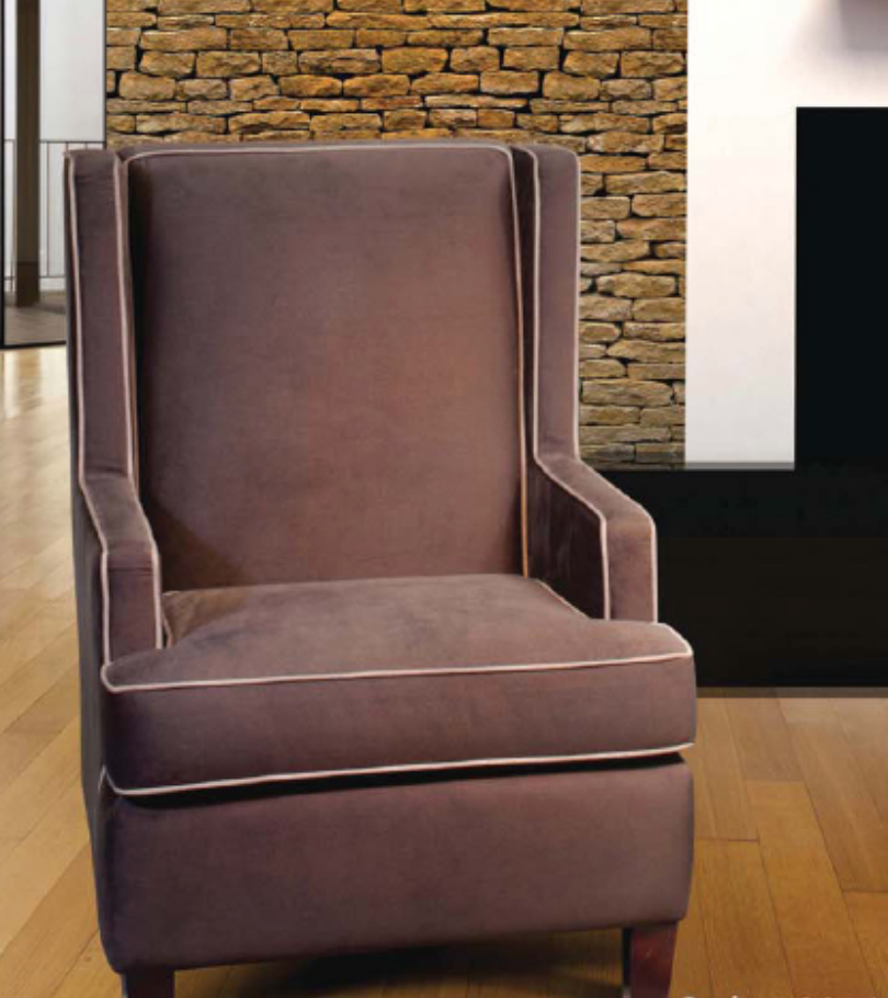 Chapleau Accent Chair - Cocoa - Canadian Furniture
