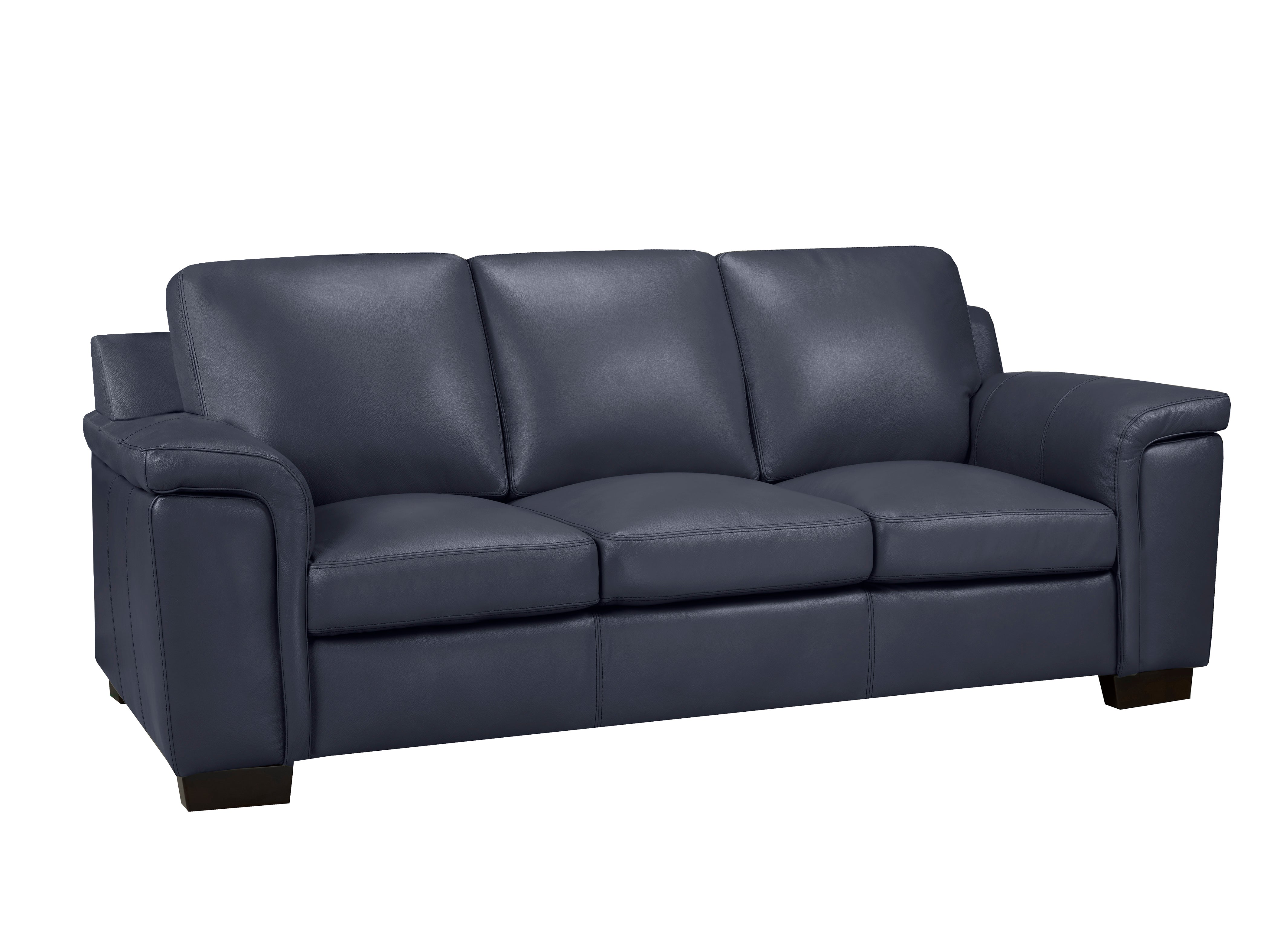 Signature Sofa - Top Grain Leather Navy