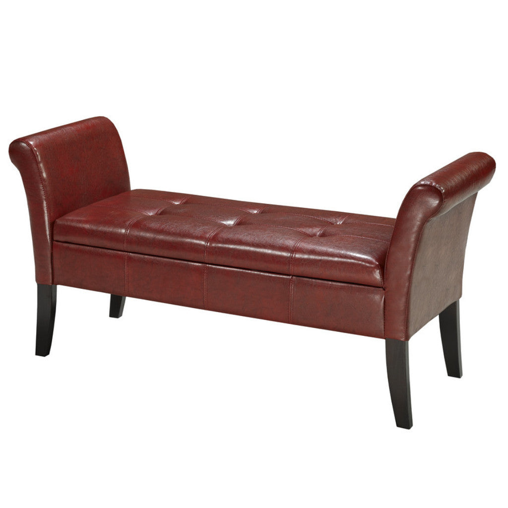 Arizona Storage Bench (Red) | Candace and Basil Furniture