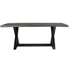 Zax 78" Dining Table - Distressed Grey