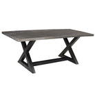 Zax 78" Dining Table - Distressed Grey