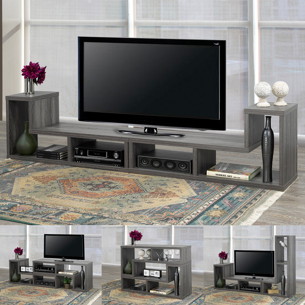 Multiple Config. TV/Display Stand - Dark Grey | Candace and Basil Furniture